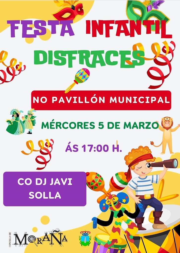 Festa Infantil de Disfraces en Moraña