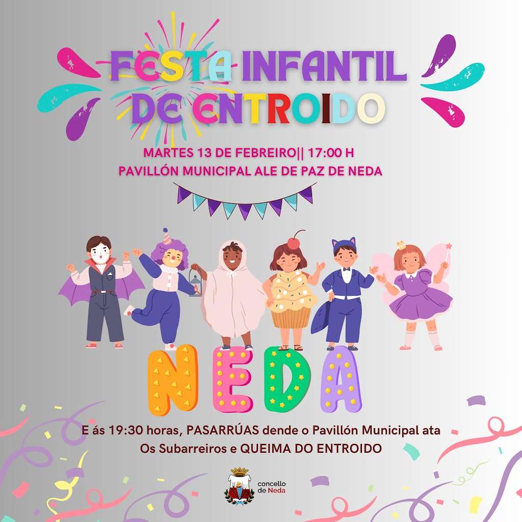 Festa Infantil de Entroido en Neda