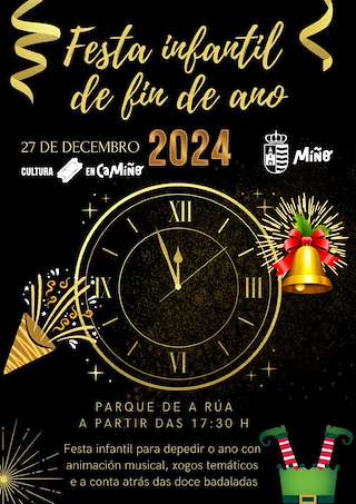 Fechas, información, programa, cartel, imágenes, mapa y ubicación de Festa Infantil de Fin de Ano  en  Miño