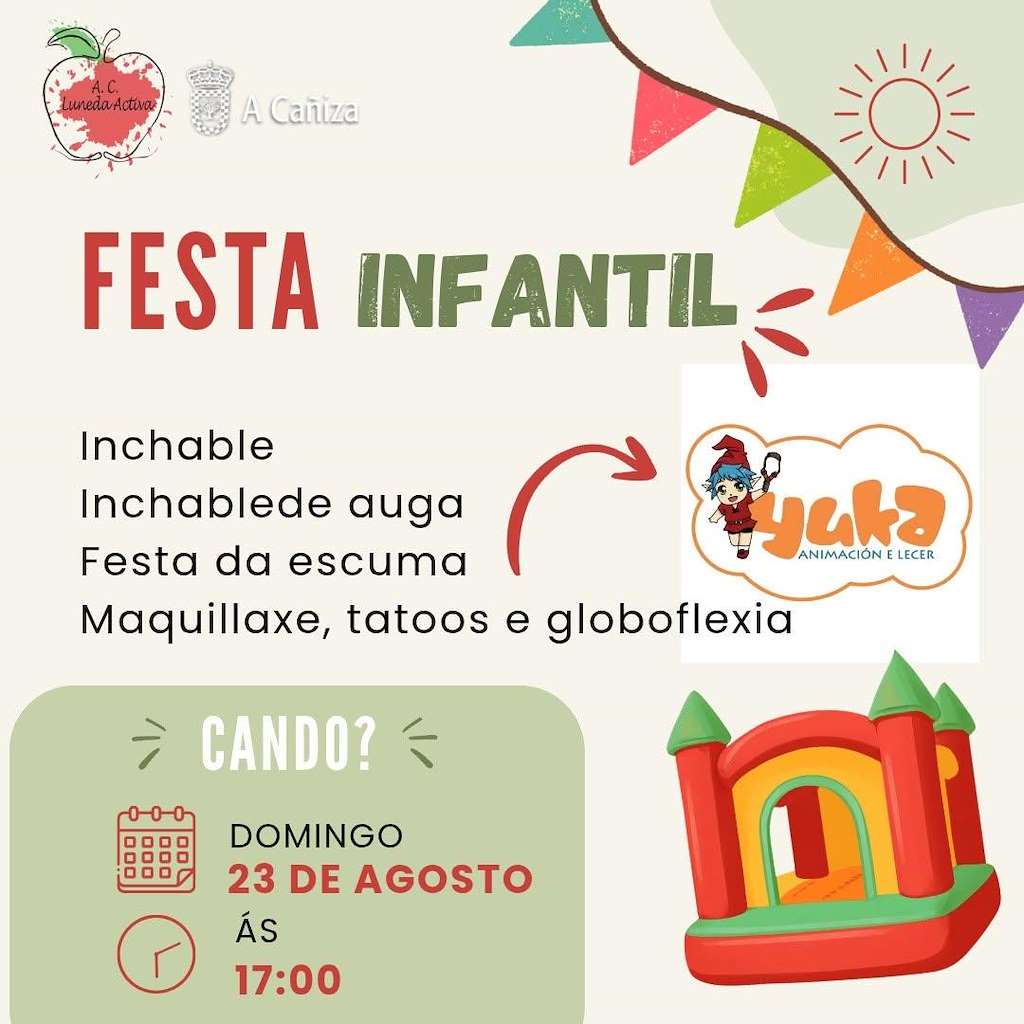Festa Infantil de Luneda (2026) en A Caniza