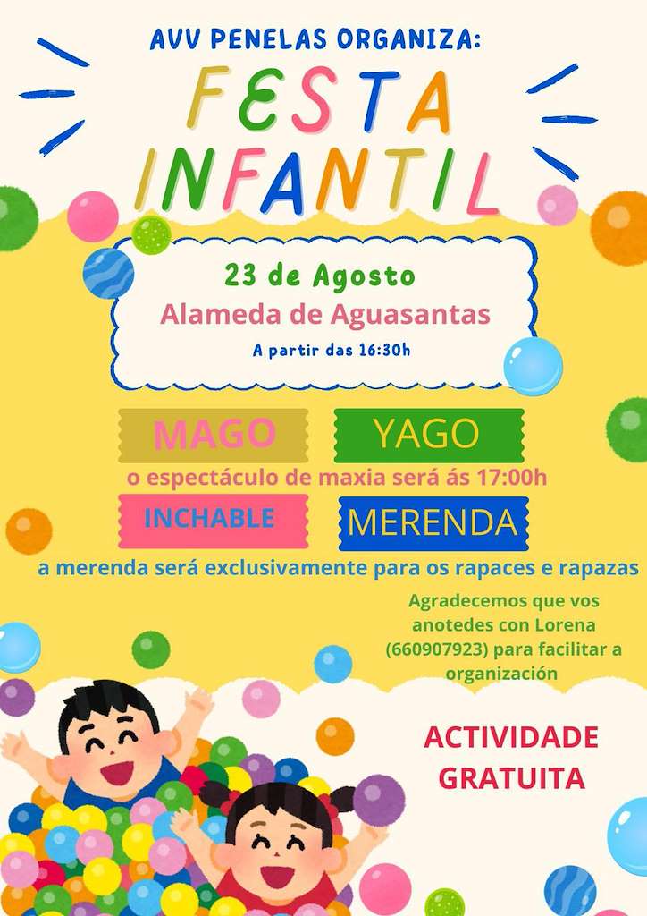 Festa Infantil de Penelas (2025) en Cerdedo-Cotobade