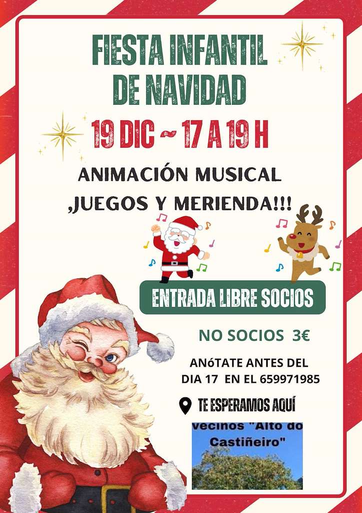 Festa Infantil do Nadal do Alto (2025) en Narón