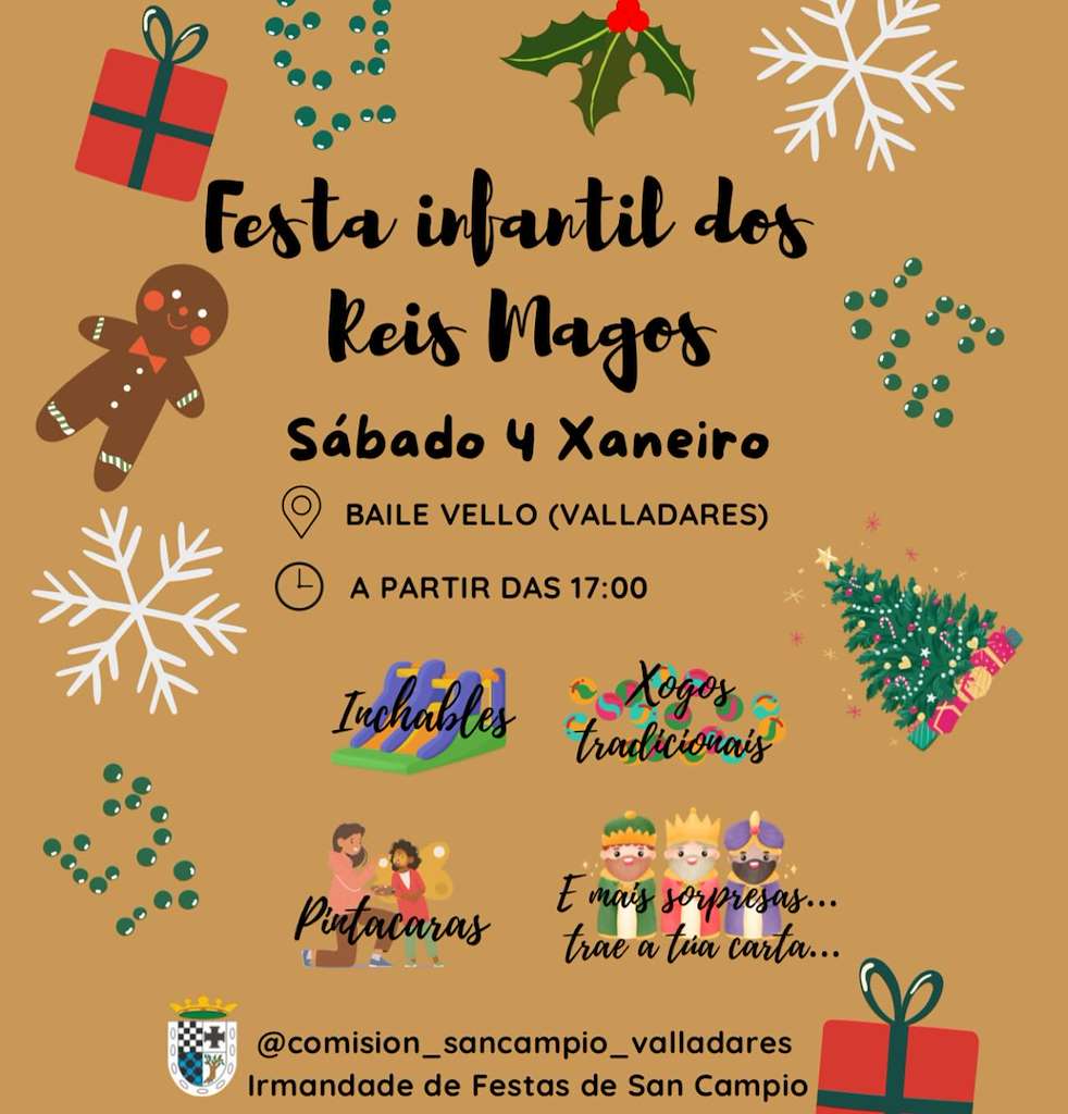 Festa Infantil dos Reis Magos de Valadares en Vigo
