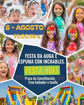 Fechas, información, programa, cartel, imágenes, mapa y ubicación de Festa Infantil - Festa Holi  en  Bande
