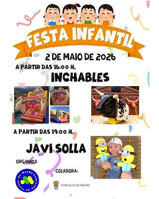 Fechas, información, programa, cartel, imágenes, mapa y ubicación de Festa Infantil (2026)  en  Meaño