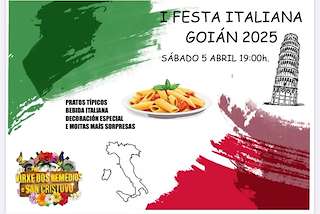 Fechas, información, programa, cartel, imágenes, mapa y ubicación de I Festa Italiana de Goián  en  Tomiño
