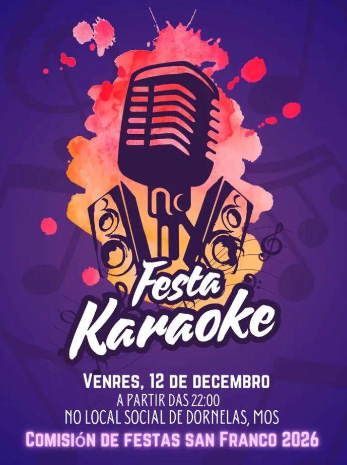 Festa Karaoke de Dornelas en Mos