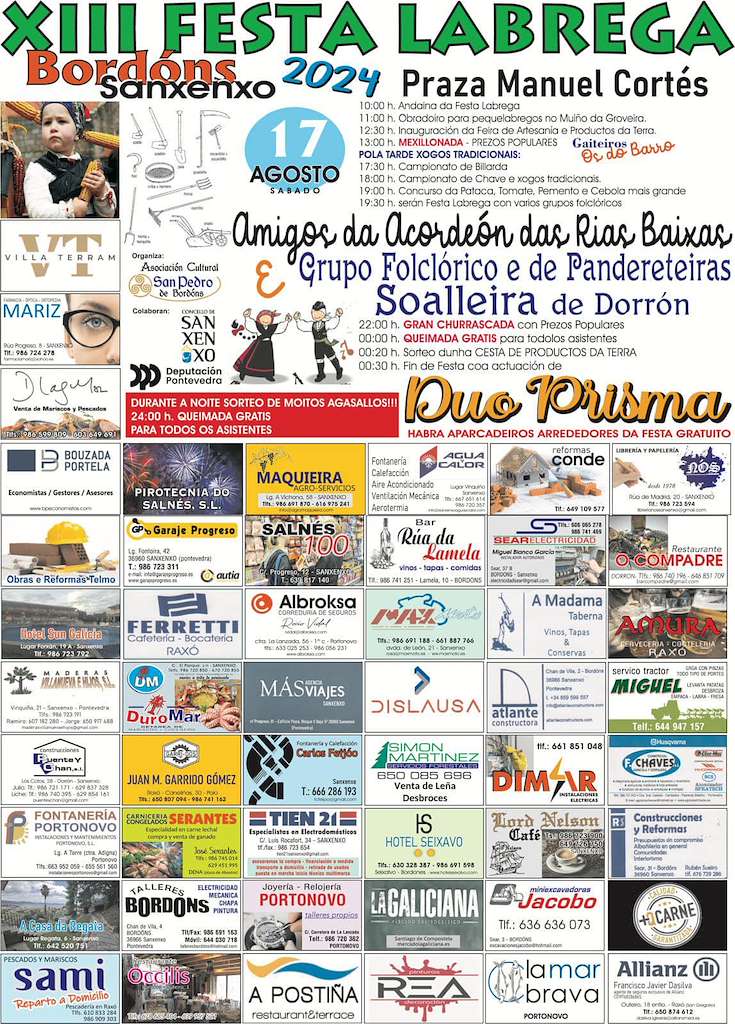 XIII Festa Labrega de Bordóns en Sanxenxo
