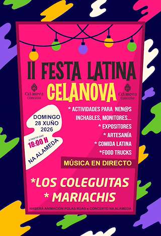 Fechas, información, programa, cartel, imágenes, mapa y ubicación de II Festa Latina (2026) en Celanova