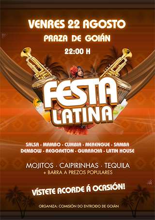 Fechas, información, programa, cartel, imágenes, mapa y ubicación de Festa Latina de Goián  en  Tomiño