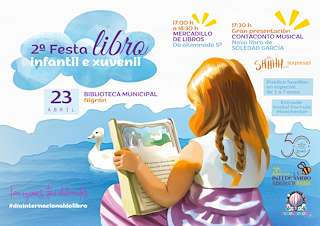 Fechas, información, programa, cartel, imágenes, mapa y ubicación de II Festa Libro Infantil e Xuvenil   en  Nigrán