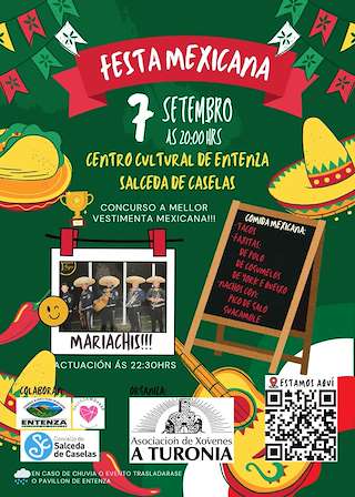 Fechas, información, programa, cartel, imágenes, mapa y ubicación de Festa Mexicana   en  Salceda de Caselas