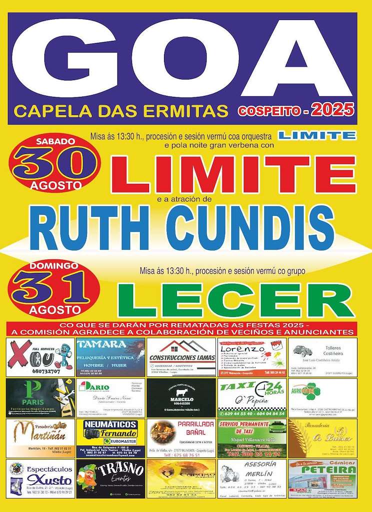Festa na Capela das Ermitas en Cospeito