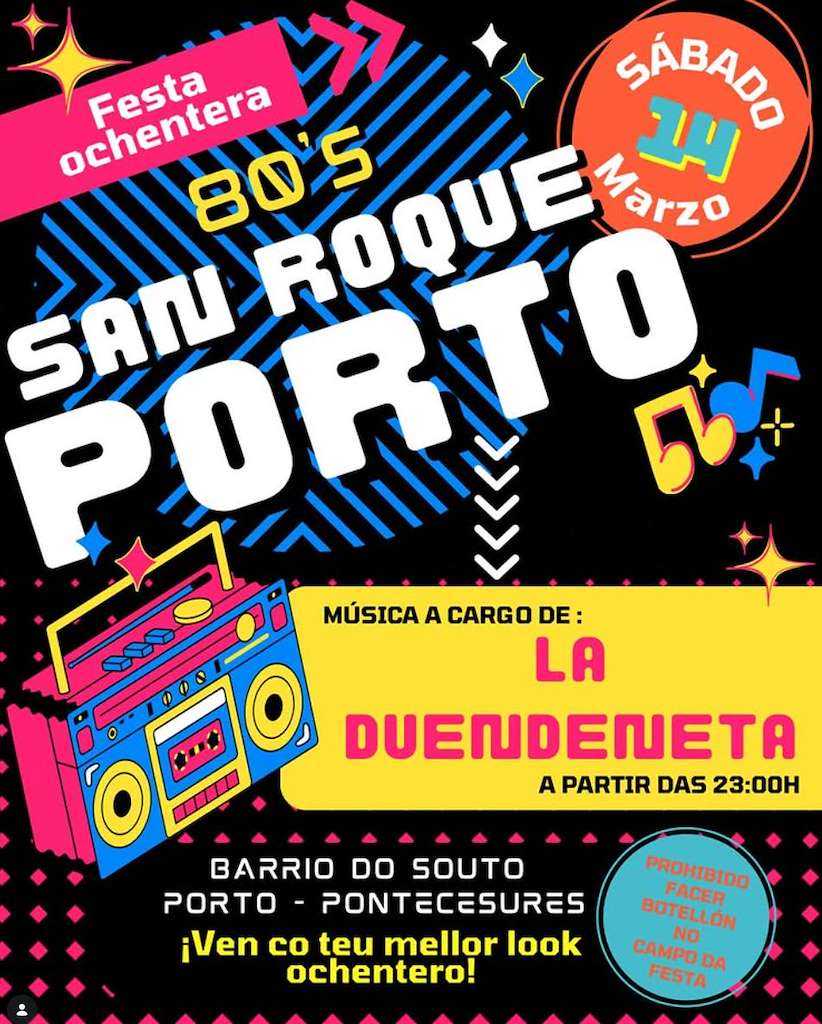 Festa Ochentera de San Roque do Porto  en Pontecesures
