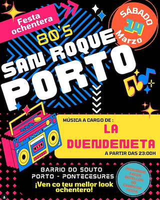 Festa Ochentera de San Roque do Porto 