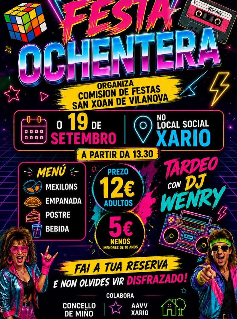 Festa Ochentera de Vilanova (2026) en Miño
