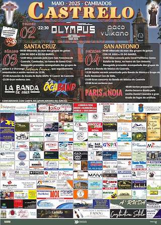 Fechas, información, programa, cartel, imágenes, mapa y ubicación de Festa Patronal de Castrelo  en  Cambados