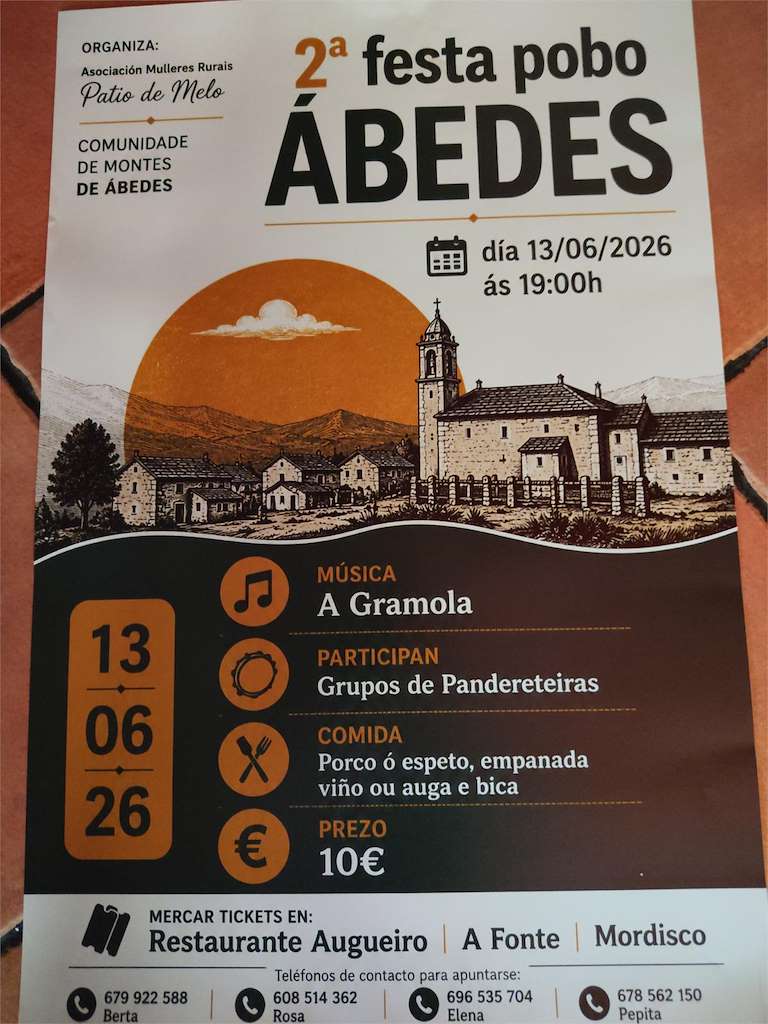 II Festa Pobo Ábedes (2026) en Verín