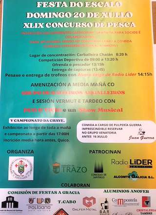 Fechas, información, programa, cartel, imágenes, mapa y ubicación de Festa Popular do Escalo de Chaián  en  Trazo