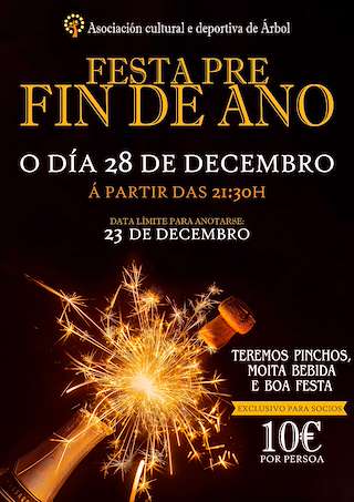 Fechas, información, programa, cartel, imágenes, mapa y ubicación de Festa Pre Fin de Ano de Árbol  en  Vilalba