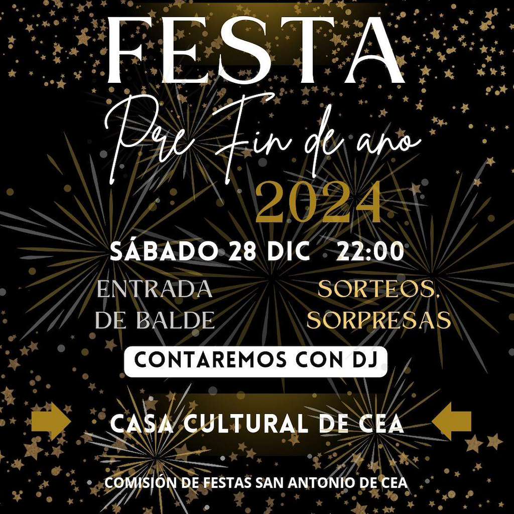 Festa Pre Fin de Ano de Cea en Vilagarcía de Arousa