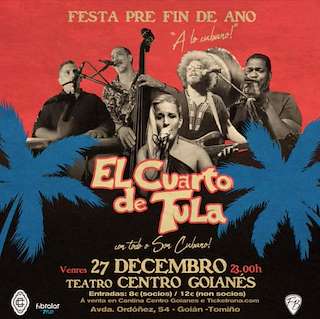 Fechas, información, programa, cartel, imágenes, mapa y ubicación de Festa Pre Fin de Ano de Goiáns  en  Tomiño