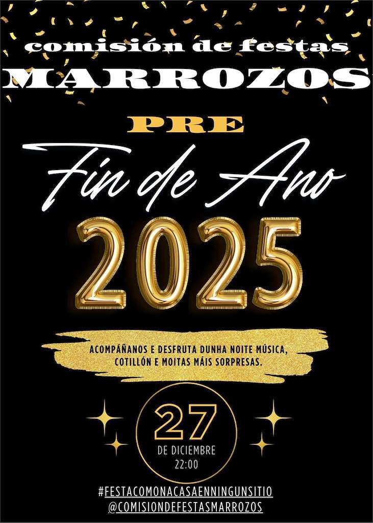 Festa Pre Fin de Ano de  Marrozos en Santiago de Compostela