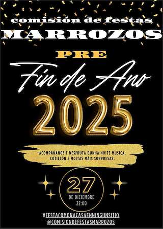 Fechas, información, programa, cartel, imágenes, mapa y ubicación de Festa Pre Fin de Ano de  Marrozos  en  Santiago de Compostela