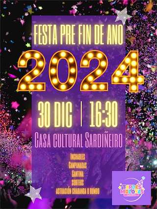 Fechas, información, programa, cartel, imágenes, mapa y ubicación de Festa Pre Fin de Ano de Sardiñeiro  en  Fisterra