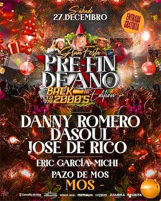 Fechas, información, programa, cartel, imágenes, mapa y ubicación de Fiesta Pre Fin de Año (2025) en Mos