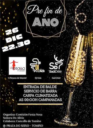 Fechas, información, programa, cartel, imágenes, mapa y ubicación de Fiesta Pre Fin de Año (2025) en Tomiño