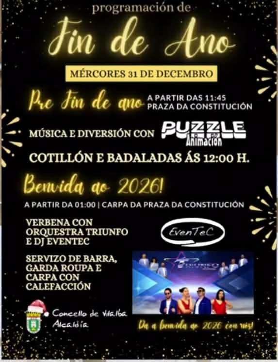 Fiesta Pre Fin de Año en Vilalba