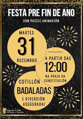 Fechas, información, programa, cartel, imágenes, mapa y ubicación de Festa Pre Fin de Ano  en  Vilalba