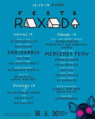 Fechas, información, programa, cartel, imágenes, mapa y ubicación de Festa Raxada (2026)  en  Gondomar