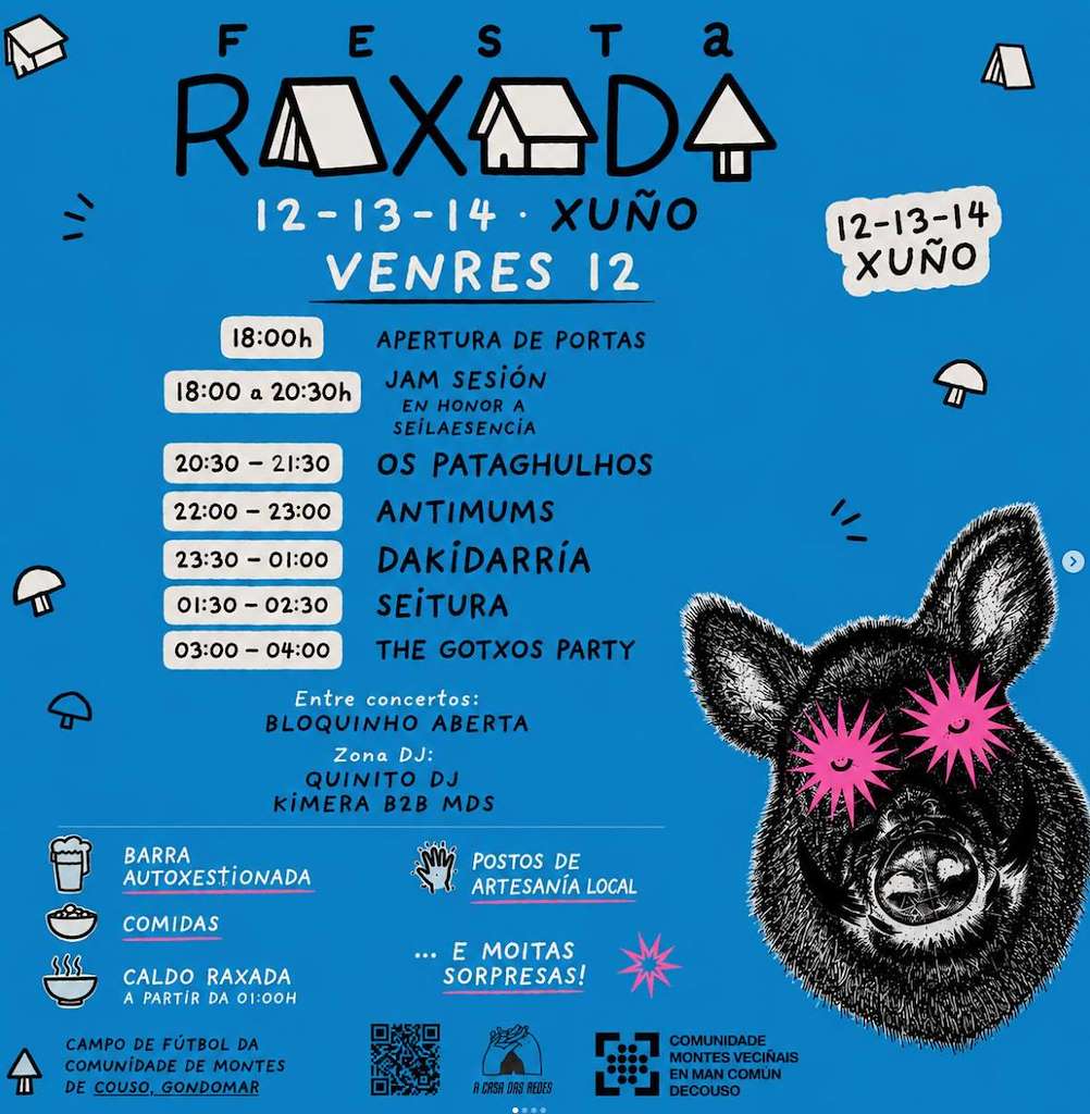 Festa Raxada (2026) en Gondomar