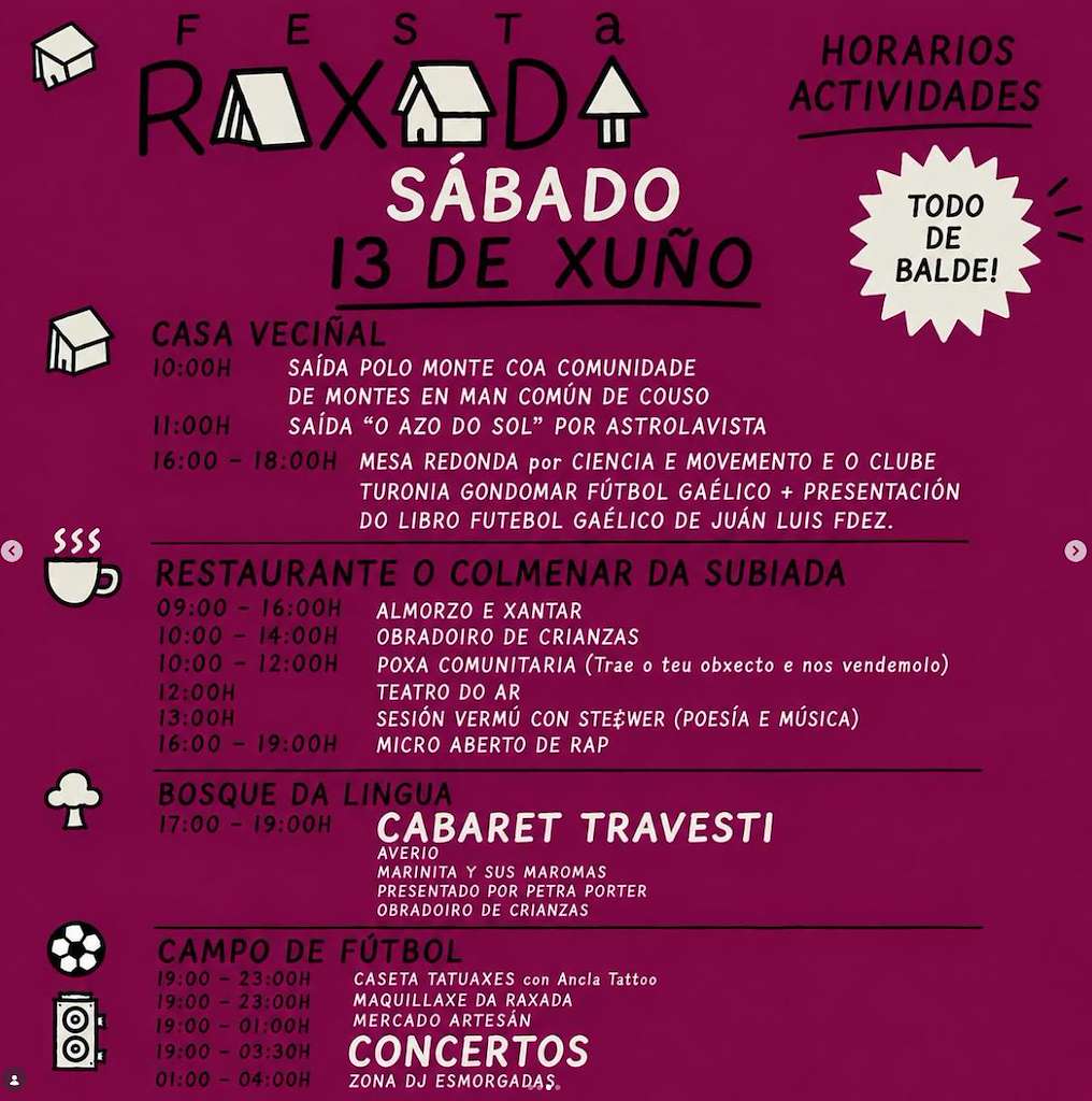 Festa Raxada (2026) en Gondomar