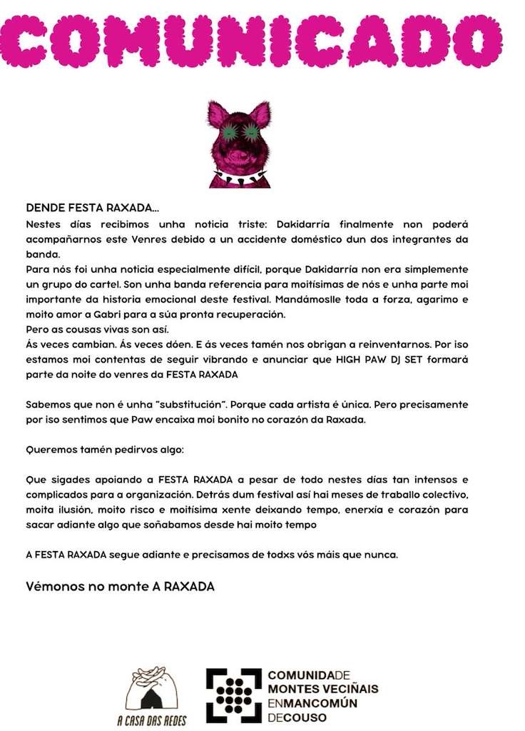 Festa Raxada en Gondomar