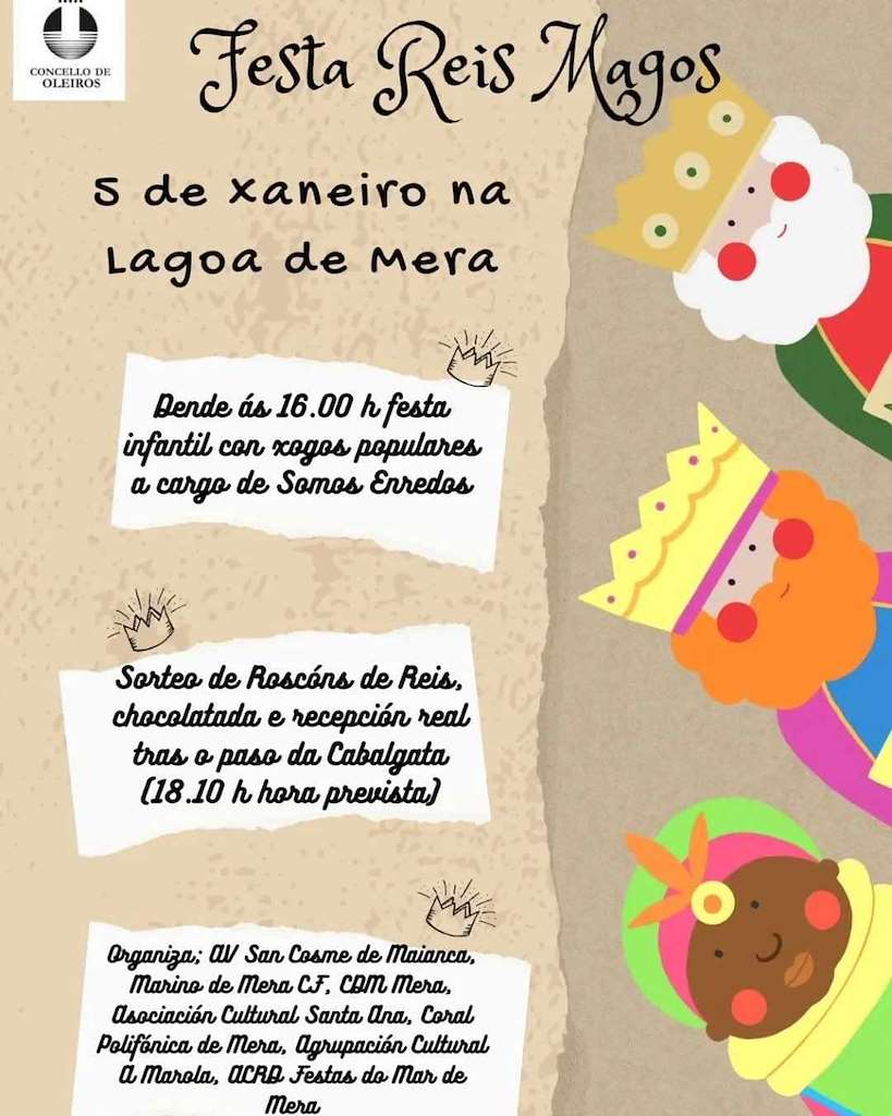 Festa Reis de Mera en Oleiros