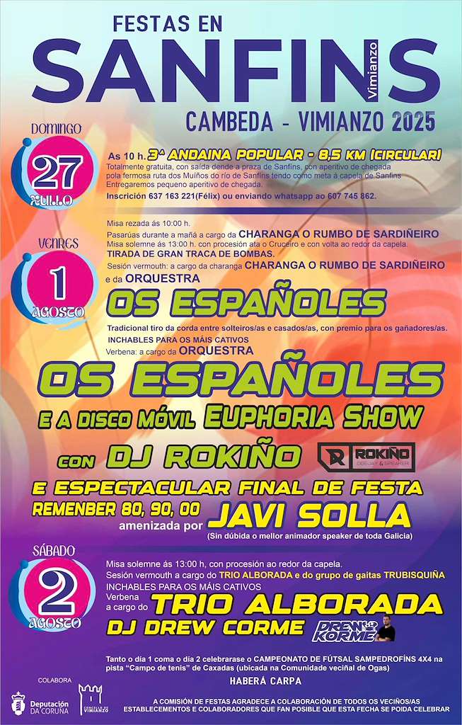 Festa San Fins de Cambeda (2025) en Vimianzo