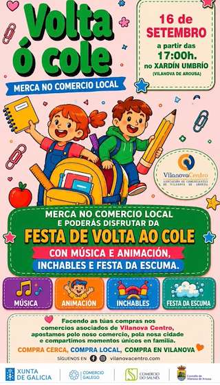Fechas, información, programa, cartel, imágenes, mapa y ubicación de Festa Volta ó Cole (2026)  en  Vilanova de Arousa