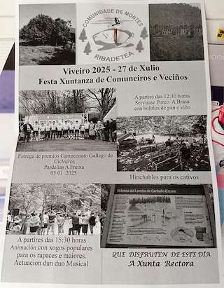 Fechas, información, programa, cartel, imágenes, mapa y ubicación de Festa Xuntanza de Comuneiros e Veciños  en  Viveiro