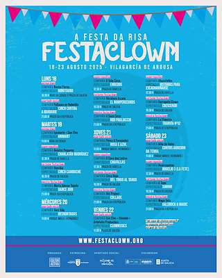Fechas, información, programa, cartel, imágenes, mapa y ubicación de Festaclown  en  Vilagarcía de Arousa