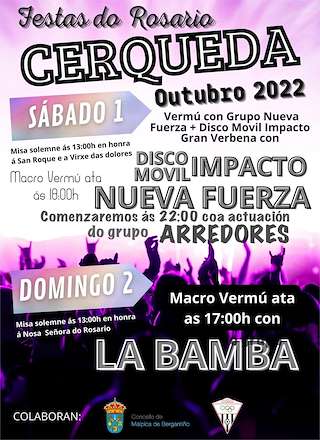 Festas Cerqueda en Malpica de Bergantiños