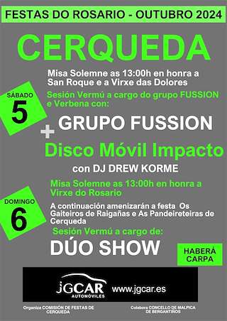 Festas Cerqueda en Malpica de Bergantiños