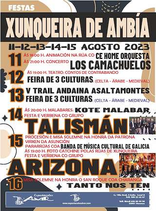 Festas da Asunción e San Roque en Xunqueira de Ambía