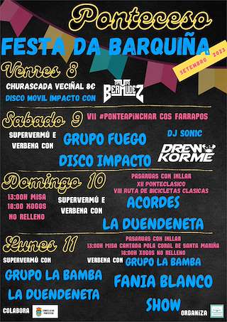 Festas da Barquiña en Ponteceso