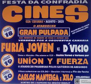 Festas da Confraría de Cines en Oza Cesuras