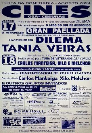 Festas da Confraría de Cines en Oza Cesuras