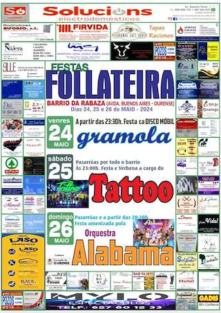 Festas da Follateira (2026) en Ourense