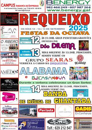 Festas da Octava de Requeixo (2026) en Chantada